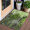 Homeroots 3' X 5' Green And Lime Green Abstract Washable Indoor Outdoor Area Rug 577241 - alternate 1