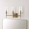 Jonathan Y Cato 21.25" 3-Light Modern Minimalist Iron/Glass LED Vanity, Brass Gold/Clear JYL7807C - alternate 8