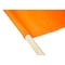 Mytee Products Vinyl Mesh Flag with Wooden Dowel 18 in x 18 in - Orange, 8PK VMF-ORANGEx8 - alternate 5