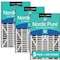 Nordic Pure 16x25x3 Plus Carbon Pleated Air Filter, High Capacity, MERV 14, 3 PK 16x25x3ABM14+C-3 - alternate 1