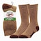 Railroad Sock Men's Outdoor Crew Socks, "The Twisted Brother", Brown 684 TB BR - alternate 1