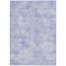 Homeroots 9' X 12' Sky Blue And Ivory Geometric Washable Indoor Outdoor Area Rug 603297 - alternate 6