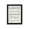 Homeroots Laundry 3 Black Framed Print Bathroom Wall Art 406764 - alternate 3
