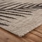 Homeroots 3' X 5' Black and Taupe Palm Leaf Stain Resistant Indoor Outdoor Area Rug 548887 - alternate 6