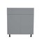 Cambridge Radiance 30in W x 24in D x 34.50in H Ready to Assemble Slab Sink Base Kitchen Cabinet in Matte Grey SA-SB30-MG-KIT - alternate 1