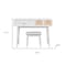 Homeroots 43" White Wood Four Drawer Dresser 714272 - alternate 5