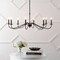Jonathan Y Wicklow 40" 8-Light Bohemian Farmhouse Iron LED Chandelier, Oil Rubbed Bronze JYL7914A - alternate 8