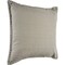 Homeroots Set of Two Light Gray Cotton Throw Pillow, 2PK 554559 - alternate 5