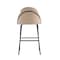 Manhattan Comfort Gracie Barstool in Tan and Black - Set of 3 3-BS022-BTN - alternate 7