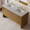James Martin Vanities Hudson 60" Double Vanity, Honey Oak w/ 3 CM Victorian Silver Silestone Top 435-V60D-HNO-3VSL - alternate 9
