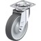 Blickle Swivel Plate Caster, PU, 6-5/16", 660 lb. LE-PATH 160KA-14 - alternate 1