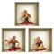 Homeroots Set of Three Anna Niche 3D Square Peel and Stick Wall Decals, 3PK 581067 - alternate 2