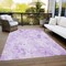 Homeroots 5' X 8' Lavender And Purple Floral Washable Indoor Outdoor Area Rug 583119 - alternate 5
