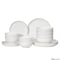 Dinewares Perlaceo Luxurious Collection of 16-Piece White with Gold Rim Bone China Dinnerware Set - QI004761.16 - alternate 7