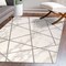 Jonathan Y Patras Modern Geometric Marbled Ivory/Gray 3 ft. x 5 ft. Area Rug LUX105A-3 - alternate 6