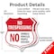 Signmission No Trespassing Shield Sign No Animals Ve, 12 inch X 12 inch, Plastic Sign, 2PK SHI-P-2PACK-12-413 - alternate 4