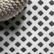Jonathan Y Rabat High-Low Pile Mini-Diamond Trellis White/Black 4 ft. x 6 ft. Indoor/Outdoor Area Rug SBH101B-4 - alternate 6