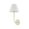 Hudson Valley Lighting Wedgewood 1 Light Wall Sconce in Aged Brass/Off-White by Mark D. Sikes MDS2200-AGB/OW - alternate 1