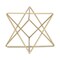 Homeroots 6" Gold Metal Open Geometric Tabletop Sculpture 635381 - alternate 6