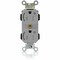 Leviton Straight Blade Receptacle, 5-15R, 15 A, 125V AC, Self-Grounded MT562-2SG - alternate 1