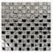 Apollo Tile Silver 11.8 in x 11.8 in Glass Glossy Floor and Wall Mosaic Tile 4.83 sqft/case, 5PK APLPA88001A - alternate 1