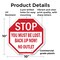 Signmission Stop You Must Be Lost. Back Up Now!, 10 Inch X 10 Inch, Plastic Sign OC-P-10-84 - alternate 7