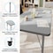 Flash Furniture Commercial Adjustable Height Rectangular Activity Table - Locking Casters-Gray XU-A2448-REC-GRY-T-P-CAS-GG - alternate 8