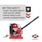 American Forge & Foundry Bottle Jack, 30 ton, Max Lift 20 1/2" H 5630SD - alternate 3