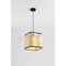 Vidalite Gal 1-Light Pendant with Rattan Shade, Stitched Velvet Detailing, Adjustable Hanging Height CE1008603 - alternate 3