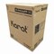 Karat Polypropylene Plastic Hinged Container, 6 x 6 x 3, Black/Clear, Plastic, 300PK FP-PHC66PP-1C - alternate 1