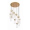 Z-Lite Fontaine 11 Light Chandelier, Rubbed Brass, 26.25 In W x 15 In H 7002P5-11R-RB - alternate 1