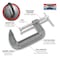 Performance Tool 3 in. Ductile Iron C-Clamp W206C - alternate 3