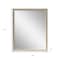Homeroots 43" Silver Wood Accent Mirror 632756 - alternate 6