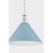Hudson Valley Lighting Painted No. 2 Pendant in Polished Nickel/Blue Bird by Mark D. Sikes MDS352L-PN/BB - alternate 5