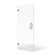 Fab Glass And Mirror Frameless Single Swing Hinge Glass Shower Door - Chrome Finish, 3/8in Tempered Glass with Smart SHRO30X78CH - alternate 1