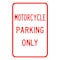 Sign Solutions Usa Parking Sign, 12 in W, Aluminum Sign, White DCS12DWT1218CUS00128 - alternate 1