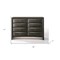 Homeroots 59" Gray Solid Wood Standard Dresser/Chest 318719 - alternate 6