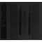 Vdomdoors Aluminum Double Doors Dekton 0163 Ardesia Nero 1 Sidelight Entry Door Painted (W88xH96) Right hand DEKTON0163DEXD-ARD-W72+16xH96-RH-O - alternate 1