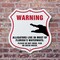 Signmission Alligator Warning Shield Sign Warning Al, 6 Inch X 6 Inch, Plastic Sign SHI-P-6-359 - alternate 6