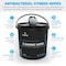 Wipex Plastic-Free Sanitizing Wipes 400ct Dispensing Bucket, Gym & Fitness Antiseptic Hand Wipes WX72001FBB1 - alternate 2