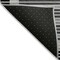 Homeroots 3' X 5' Black And Beige Striped Washable Indoor Outdoor Area Rug 610456 - alternate 6