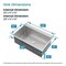 Wrightmaster 30 in. Drop-In Single Bowl 20 Gauge Silver Stainless Steel Kitchen Sink with Drain and Hook ZOR-BR02D-301908 - alternate 7