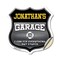 Signmission Jonathan's Garage I Can Fix Everything But Stupid, 12 Inch X 12 Inch, Vinyl Decal SHI-D-12-490-JONATHAN - alternate 1