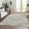 Homeroots 3' X 5' Taupe And Ivory Medallion Washable Indoor Outdoor Area Rug 617473 - alternate 6
