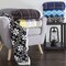Lavish Home Reversible Plaid Fleece Blanket 50-Inch x 60-Inch Machine-Washable Sherpa Throw Cozy Blanket 61-00004-B - alternate 4