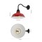 Jonathan Y Aurora 12.3 in. 1-Light Farmhouse Industrial Iron LED Gooseneck Arm Outdoor Sconce, Red JYL7613E - alternate 5
