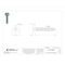 Tamper-Pruf Screws Tamper Resistant Screw, 1 in, Plain Finish, 410 Stainless Steel, Pan Head Torx Drive, 25 PK 490340 - alternate 3