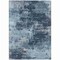 Homeroots 3' X 5' Blue And Ivory Abstract Washable Indoor Outdoor Area Rug 630639 - alternate 6