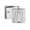 Jonathan Y Coco Prism Vintage 4.75" 1-Light Metal/Glass Classic Glam LED Vanity Light, Chrome JYL3552A - alternate 8