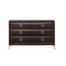 Homeroots 63" Merlot Solid and Manufactured Wood Six Drawer Double Dresser 490480 - alternate 1